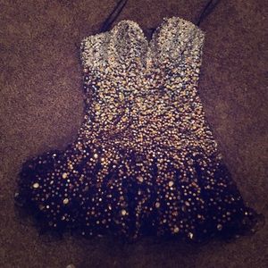 Sparkly homecoming dress
